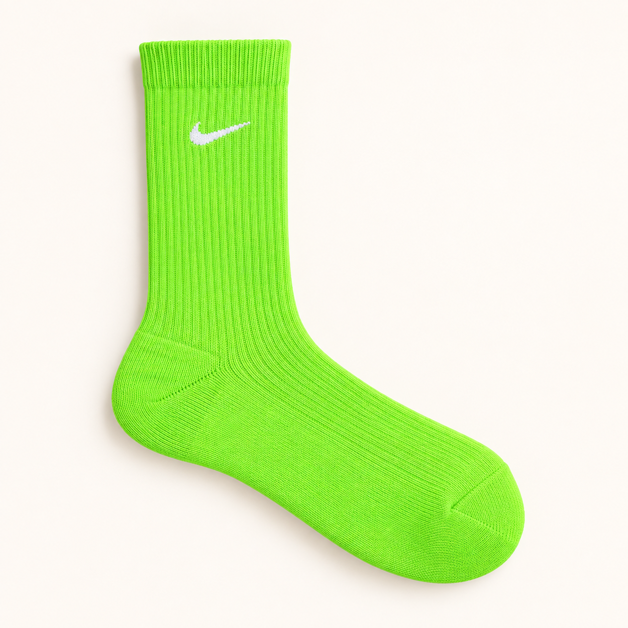 Swoosh vert vif — reconstitution fournisseur